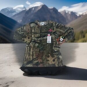 New Womens Camouflage Top Mossy Oak Long Sleeved Hunting T-Shirt Lightweight (M)